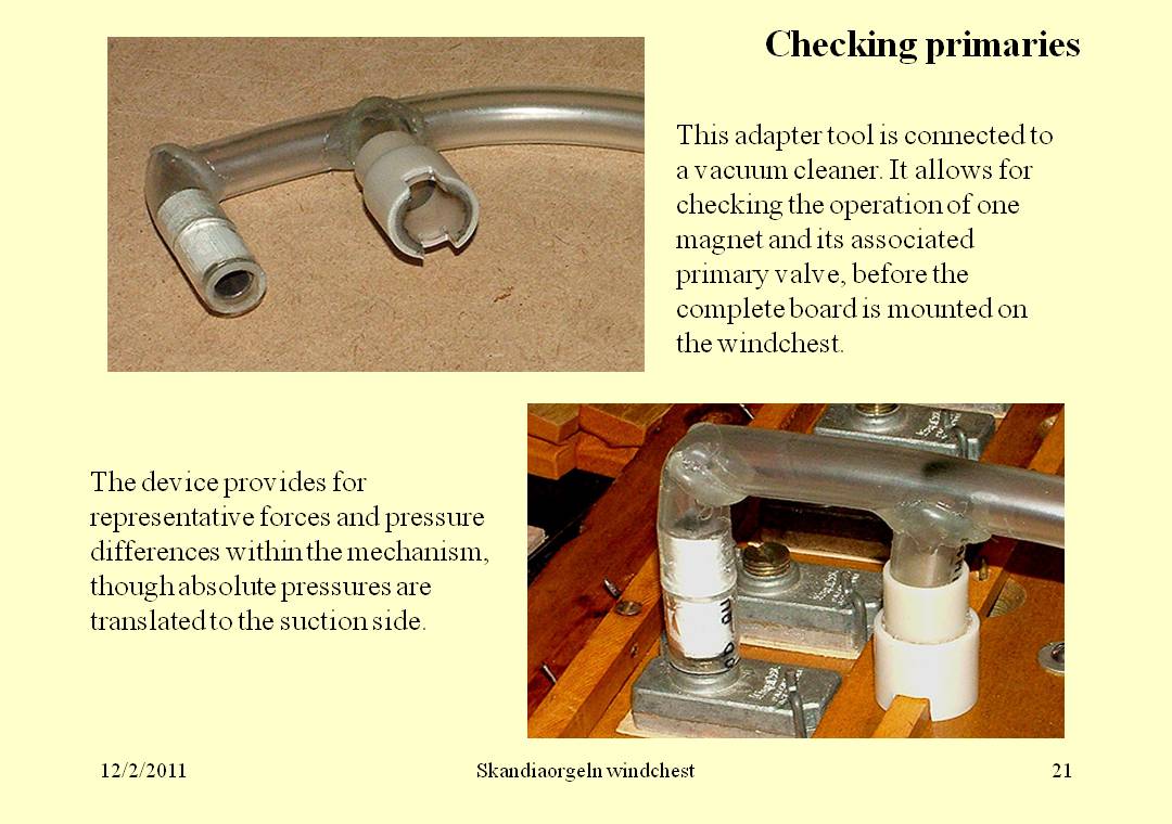 primary checking
      tool