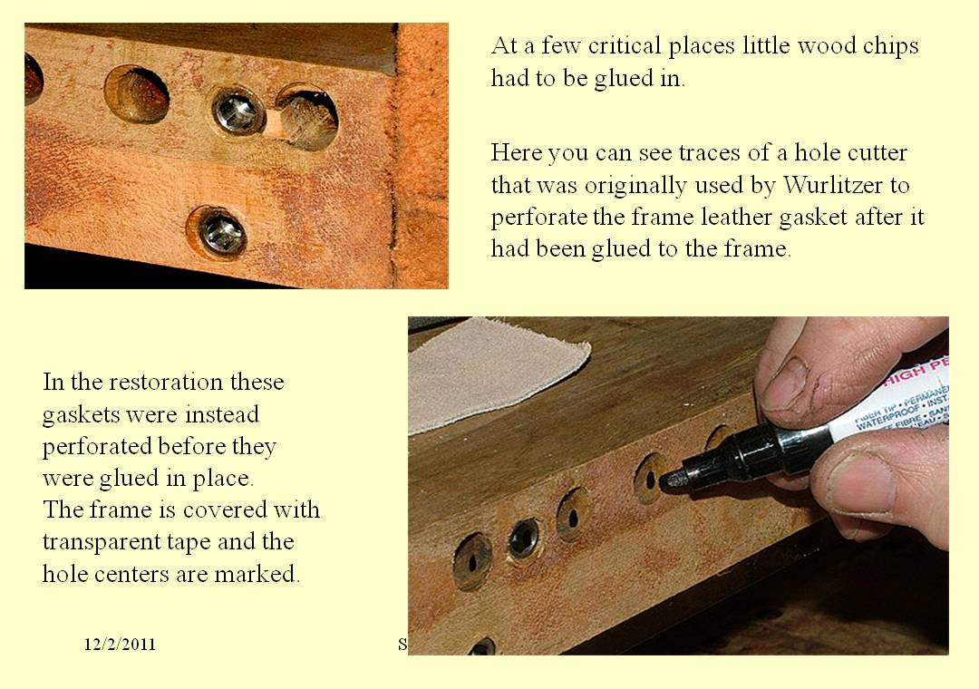 hole repair,
      marking